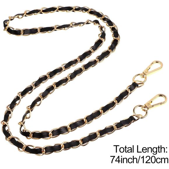 47 Inch Purse Chain Strap Faux Leather - Picture 3 of 6